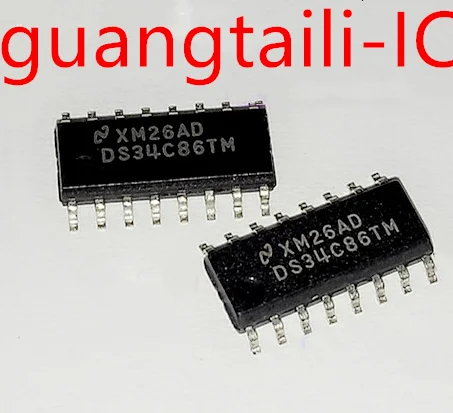 

Новый оригинальный чип трансивера DS34C86TM 34C86TM DS34C86 SOP16 10 шт.