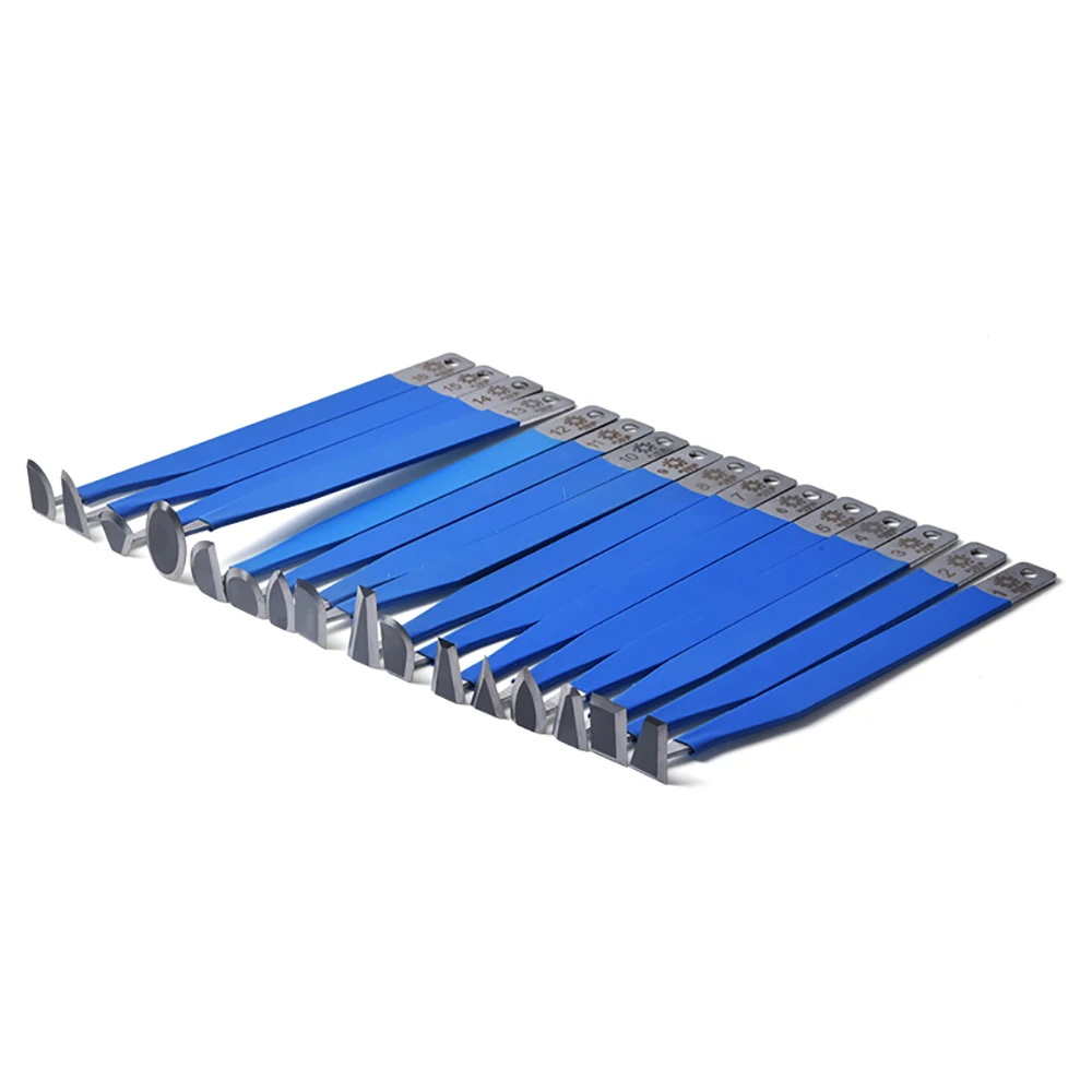 

16 Pieces Pottery Craft Knife Set Tungsten Steel Knife Trimming Knife