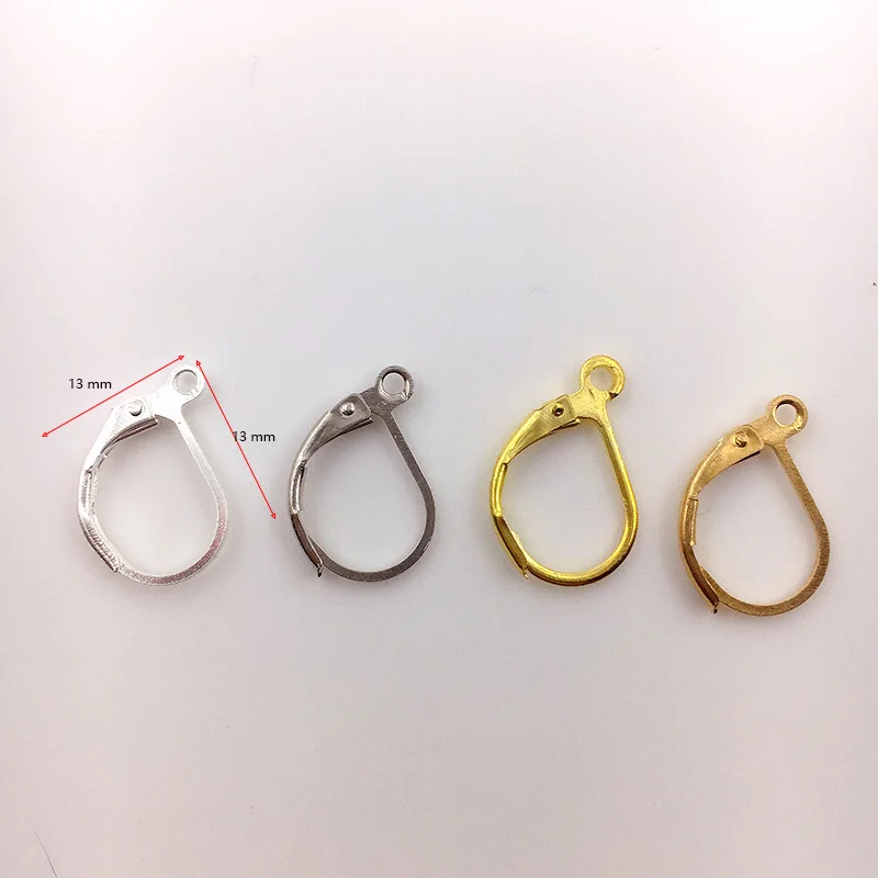 50 шт. новинка хит продаж модные медные французские Серьги крючки ручное