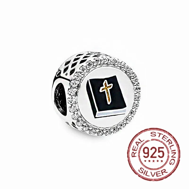 

925 Sterling Silver Charms Round shape Beads Fit Original Pandora Bracelet Bangle For Women Jewelry DIY Fashion Gift