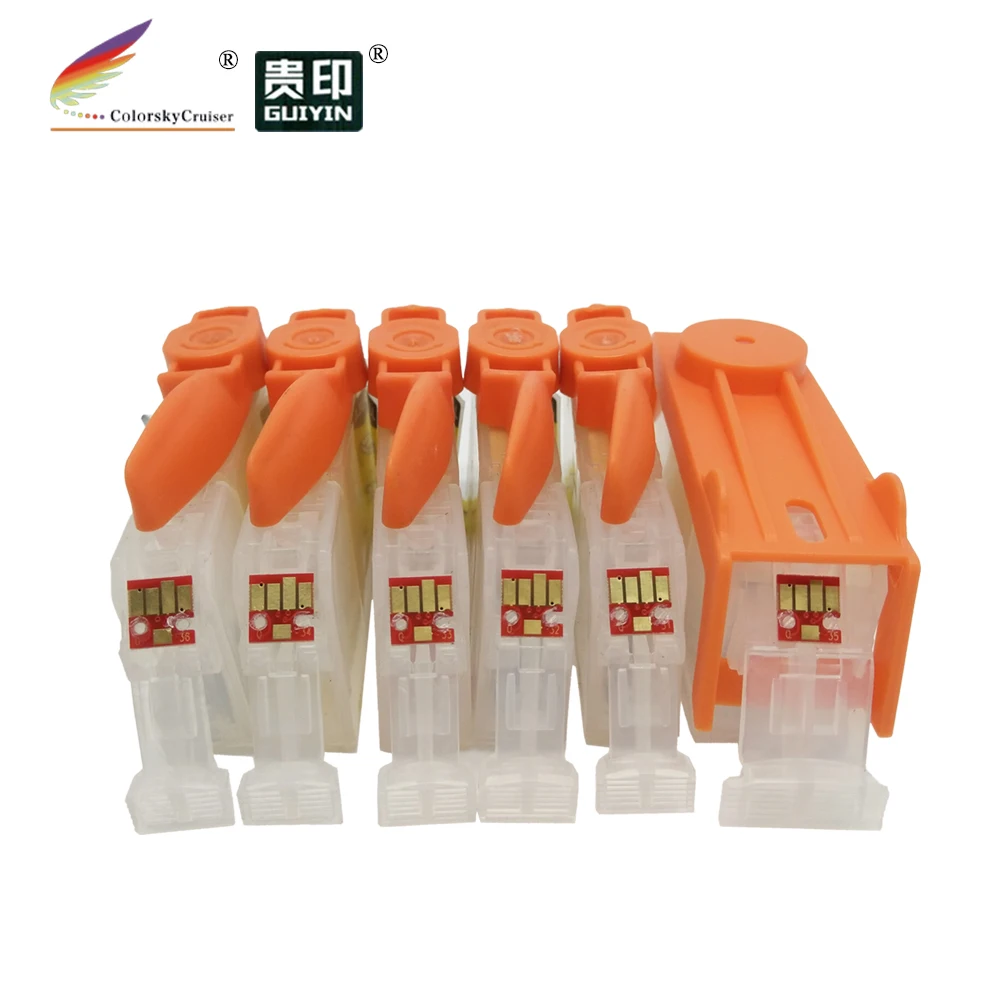 

(RCC725-6) refillable ink cartridge for Canon PGI725 CLI726 pgi-725 cli-726 pgi PG 725 PG725 PIXMA MG8170 MG6170 KKCMYGY