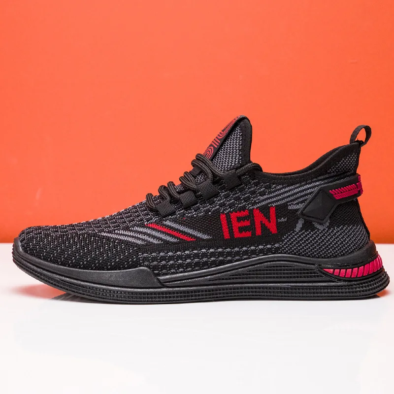 

Кроссовки мужские дышащие сетчатые, повседневная обувь, дезодорирующая подошва, прогулочная обувь, теннисные туфли, черные