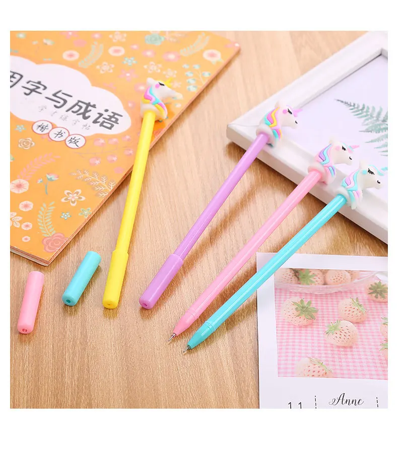 Kup 20 Sztuk Piśmienne Kreatywny Rouge Jednorożec żelowy Długopis Kreskówka Uczeń Test Na Bazie Wody Marker Z Farbą Podpis Biurowy Długopis