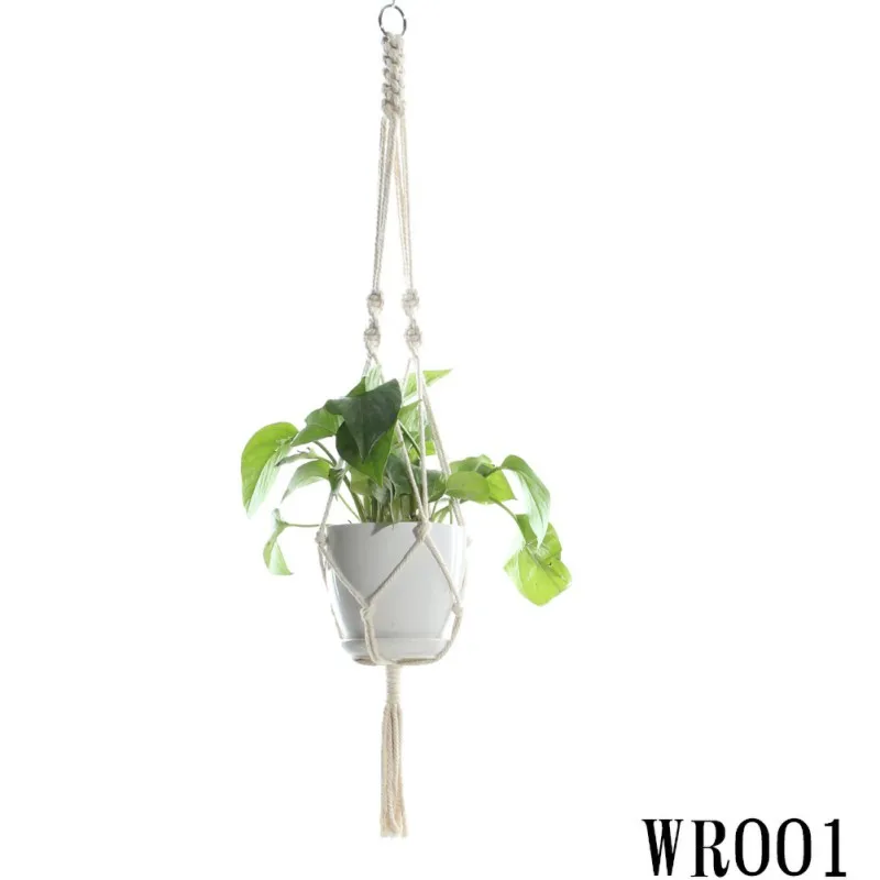 Спальня тканый завод искусство Вязание домашний декор сетчатый мешок цветочный