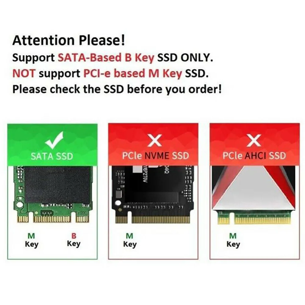 M.2 To USB 3.1 Accessories For PC Computer Full Coverage Electronic SATA SSD Converter Adapter 10Gbps Type-c Hard Disk Case | Компьютеры и