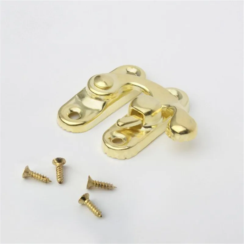 Новинка 2021 деревянная коробка маленький замок с пряжкой крючок в форме рога