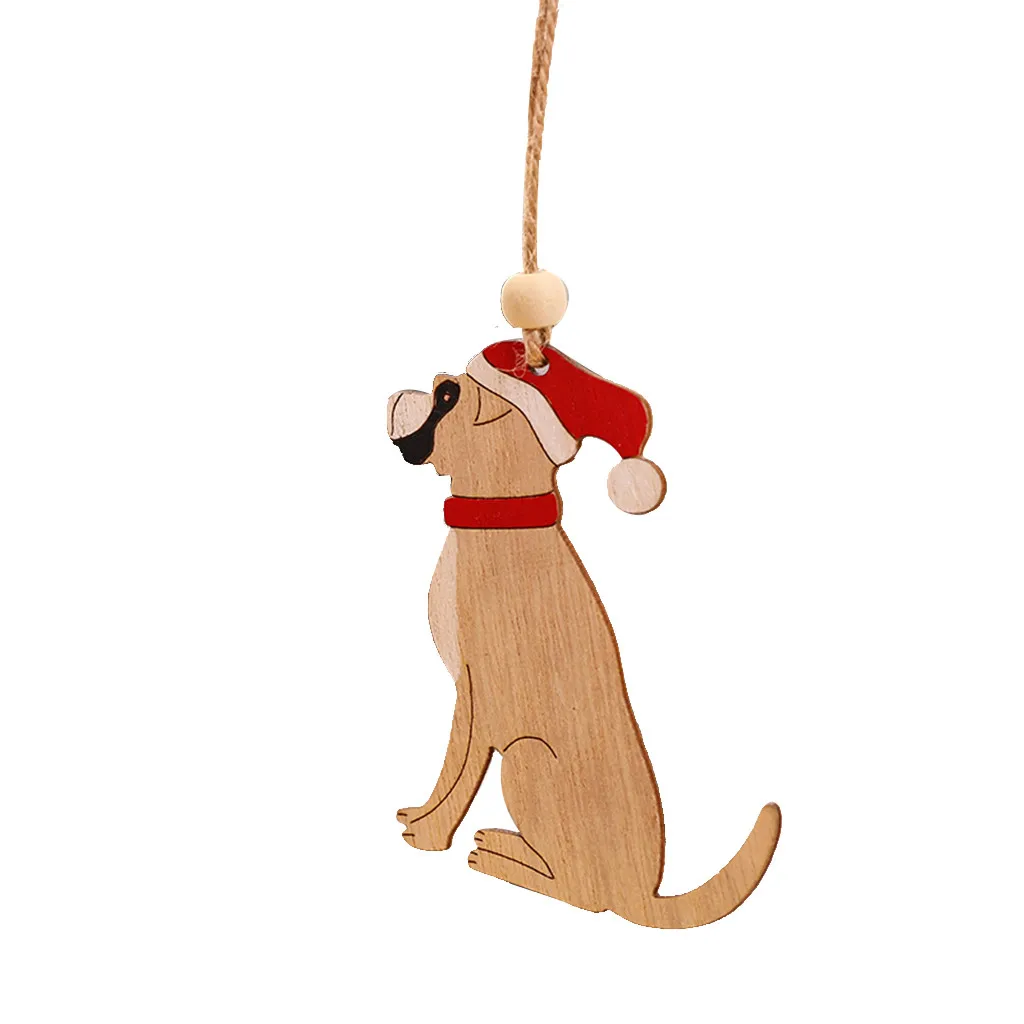 1 шт. деревянная подвеска для рождественской елки | Дом и сад