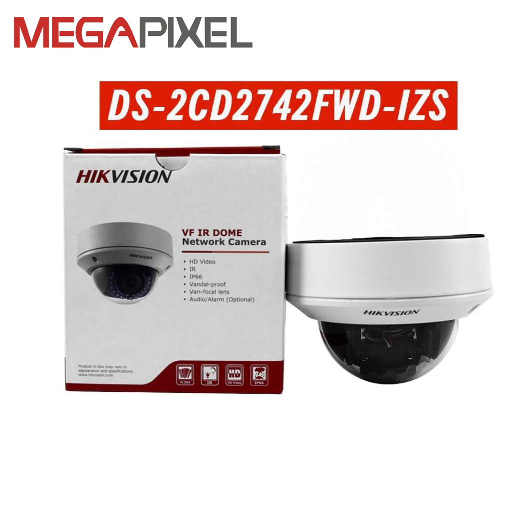 Ip камера видеонаблюдения Hikvision 4 МП DS 2CD2742FWD IZS ИК купольная 2 8 12 мм моторизованный