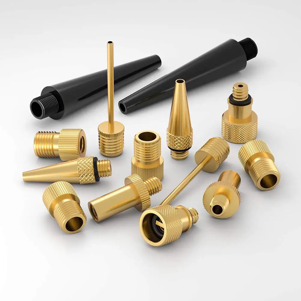 

15Pcs/Set Bicycle Pump Valve Adaptor SV/AV/DV Bicycle Valve Bicycle Tools