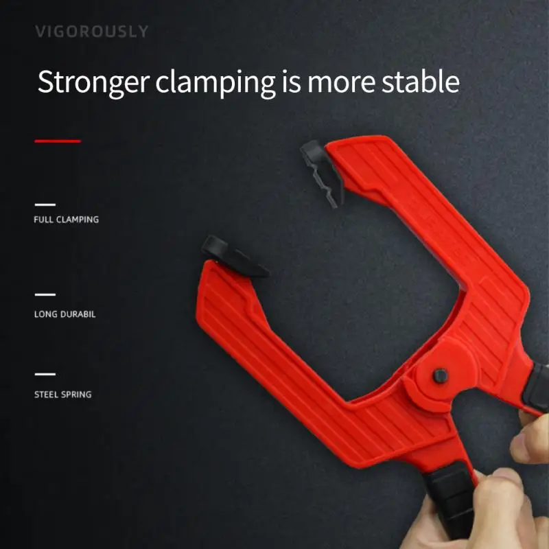 1/1.5/2/2.5/3/4 Inch Heavy Duty Woodworking Plastic Spring Clamp Nylon Carpenter Clamps Tool Machinery Parts | Инструменты