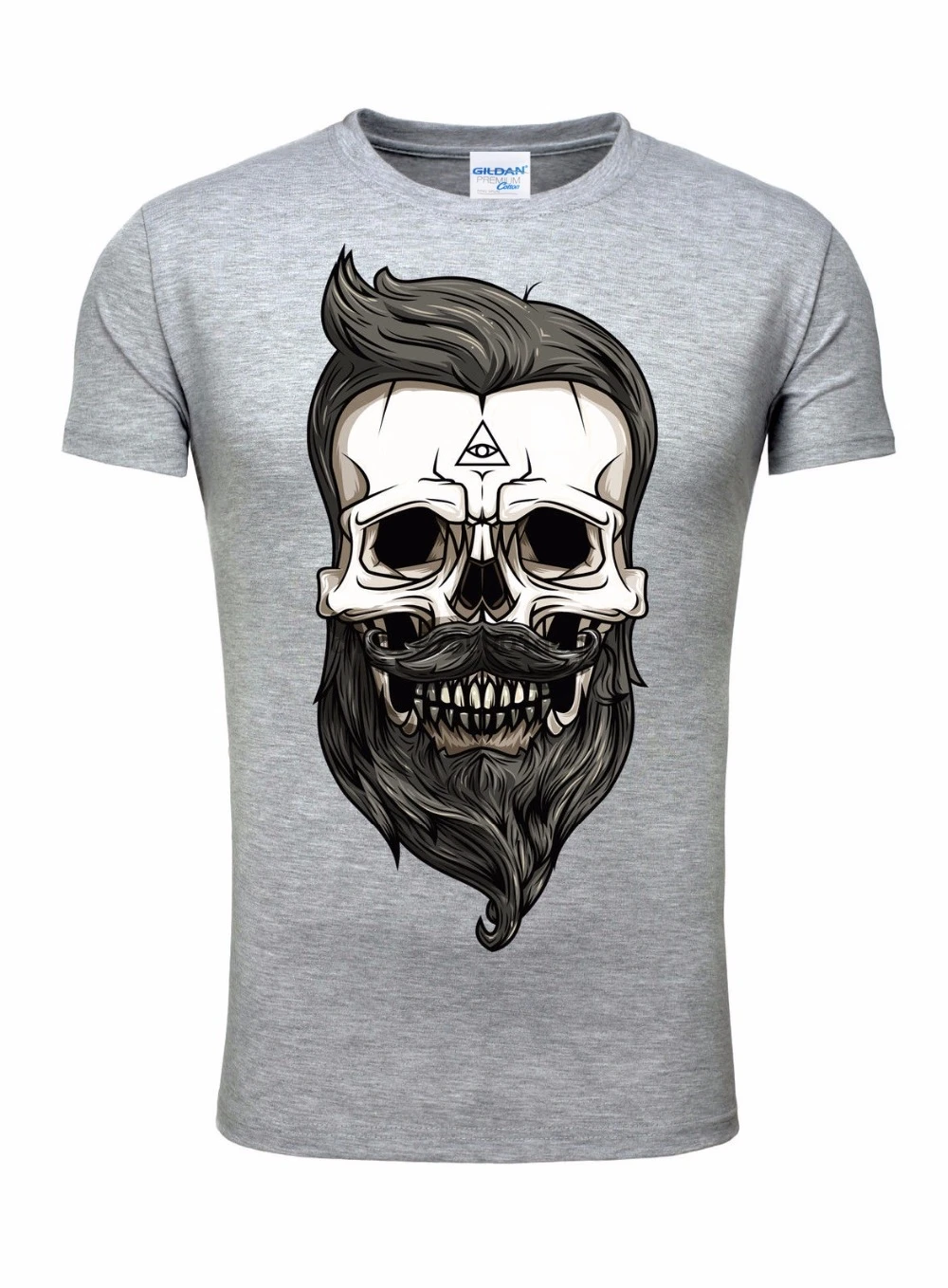 Мужская Летняя мода 2019 хит продаж футболка с изображением бороды хипстерская