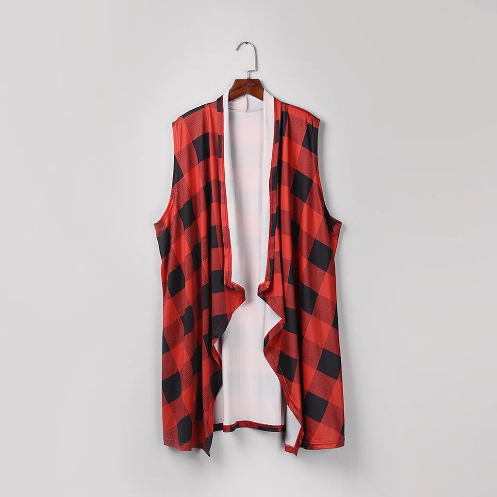 Осенний офисный дамский жилет без рукавов с отложным воротником открытая