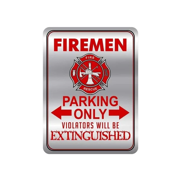 

Firefighter Metal Signs for Your House, Novelty Metal Signs, Firemen Only Metal Signs for Home for Outdoor and Indoor Decor