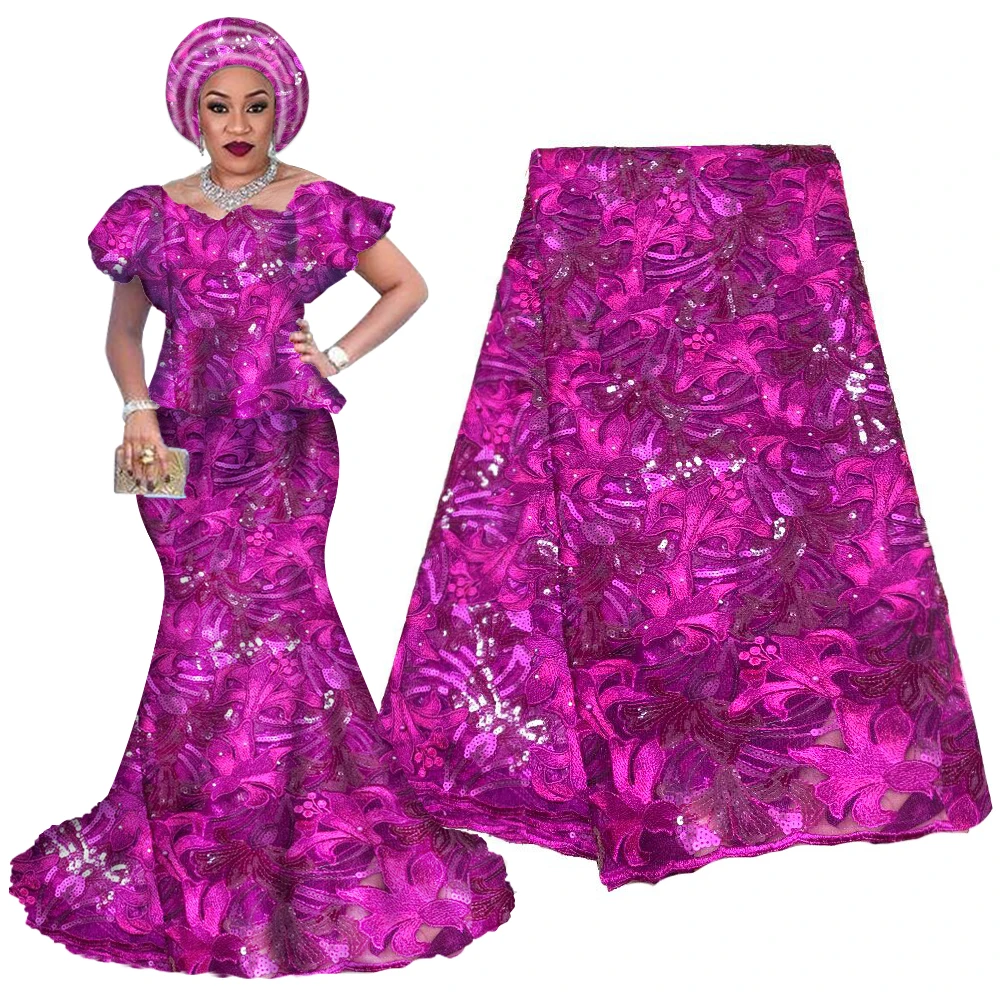 2019 французская кружевная ткань с блестками африканская ручной работы из бисера