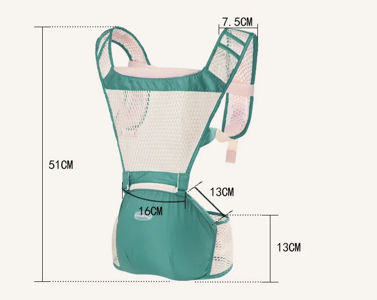 AIEBAO Baby Carrier дышащий кенгуру Детский рюкзак для путешествий летний детский слинг Canguru младенческий Хипсит пояс ребенок обертывание Хипсит(пояс для ношения ребенка