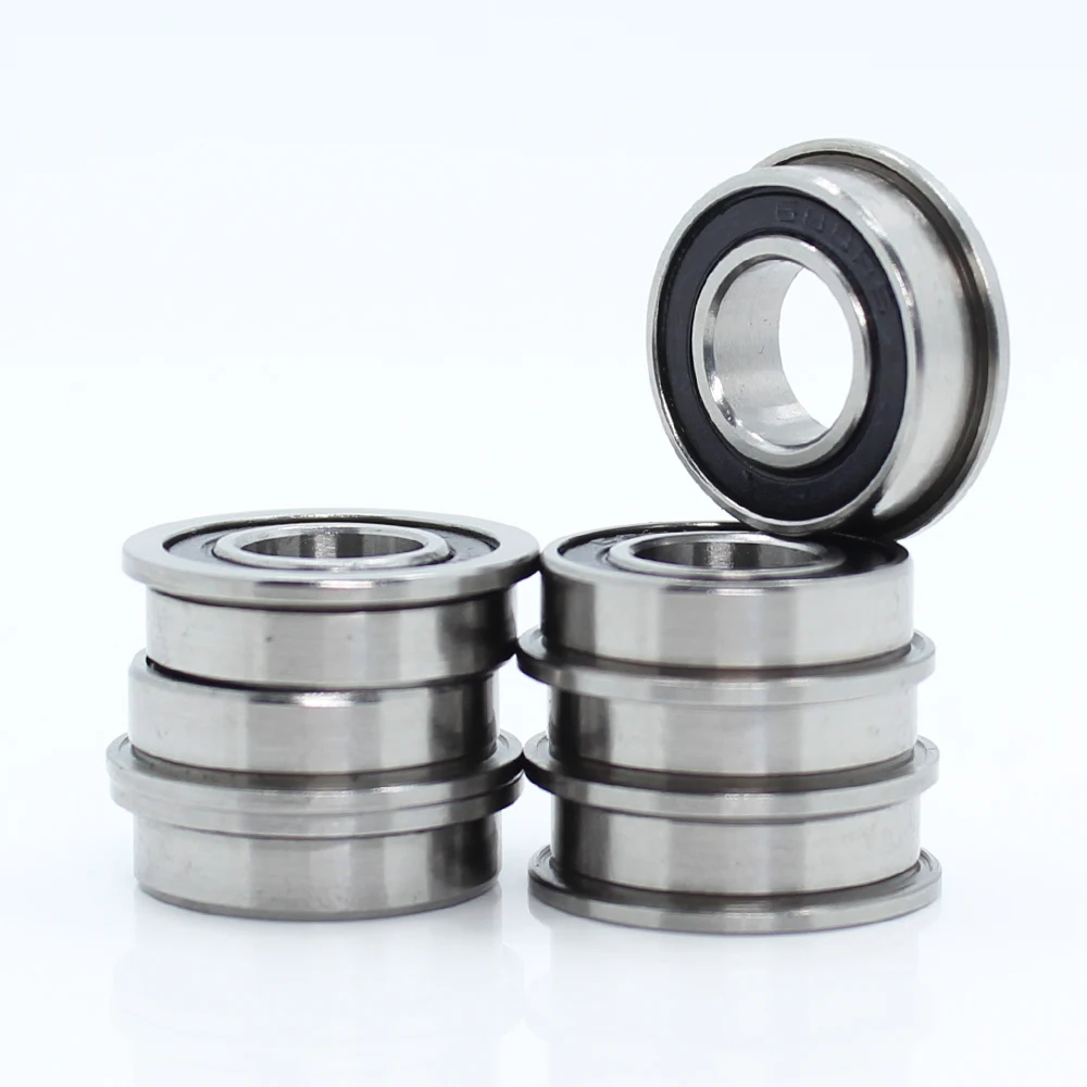 F688-2RS подшипник 8x16x5 мм(10 шт.) ABEC-1 миниатюрные фланцевые F688RS шарикоподшипники LF-1680DD