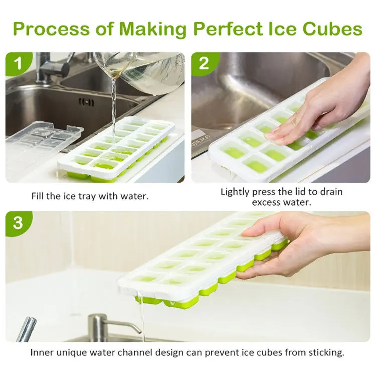 Силиконовая форма для льда 14 ячеек| |