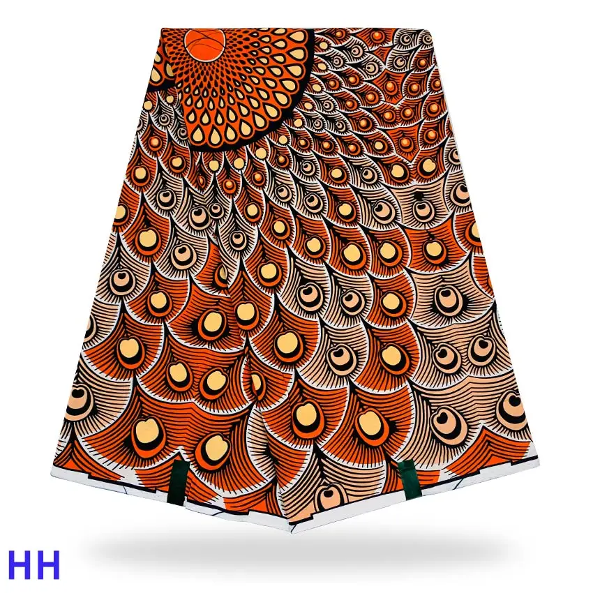 

Африканская ткань с рисунком, ткань, 2021 качество, Африканский воск, материал Анкара, 6 ярдов H210803