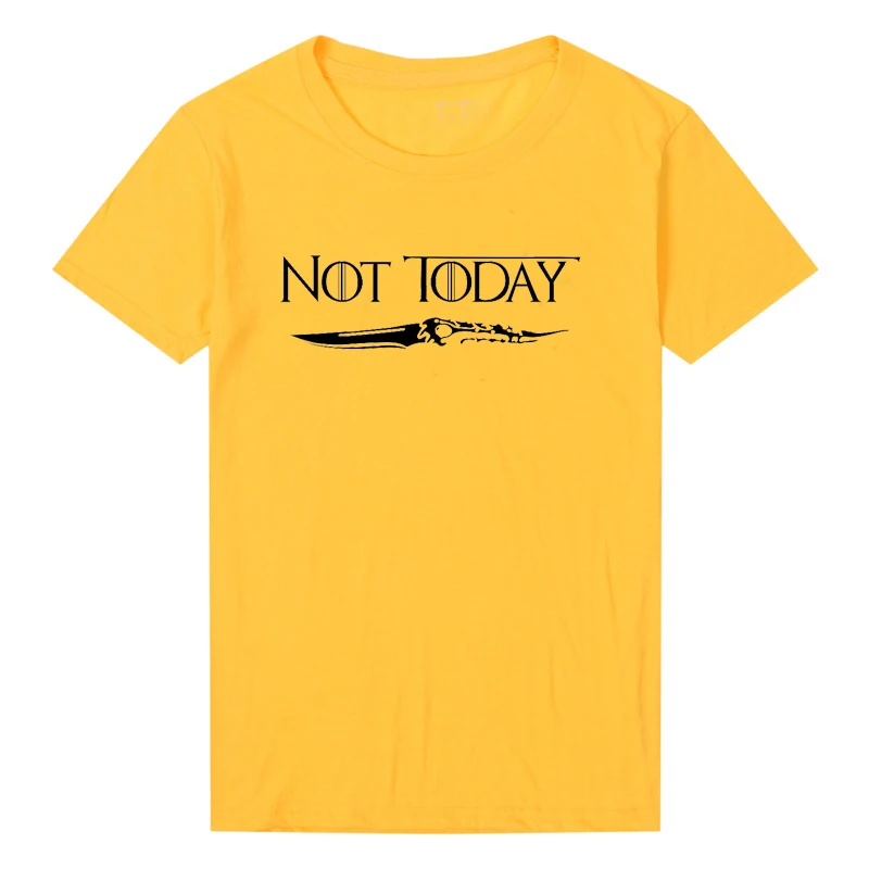 Не сегодня футболка женская уличная Harajuku Графический топы с изображением Арьи