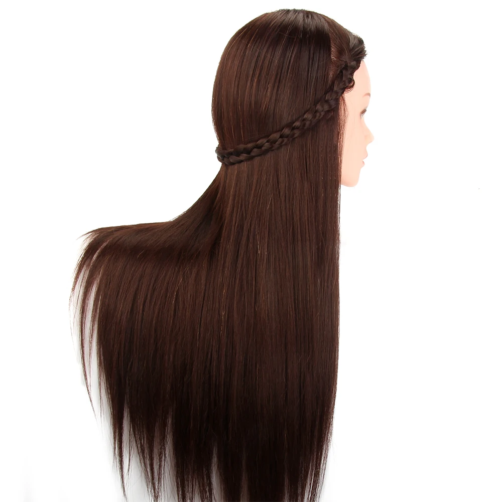 50% настоящие натуральные волосы животных манекен голова для причесок Салон