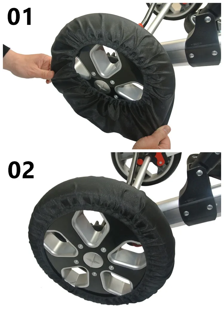 2 Pcs Stroller Accessories Wheels Baby CM 12-29 Poussette Wheelchair Carriage Pram Pushchair for Covers Throne