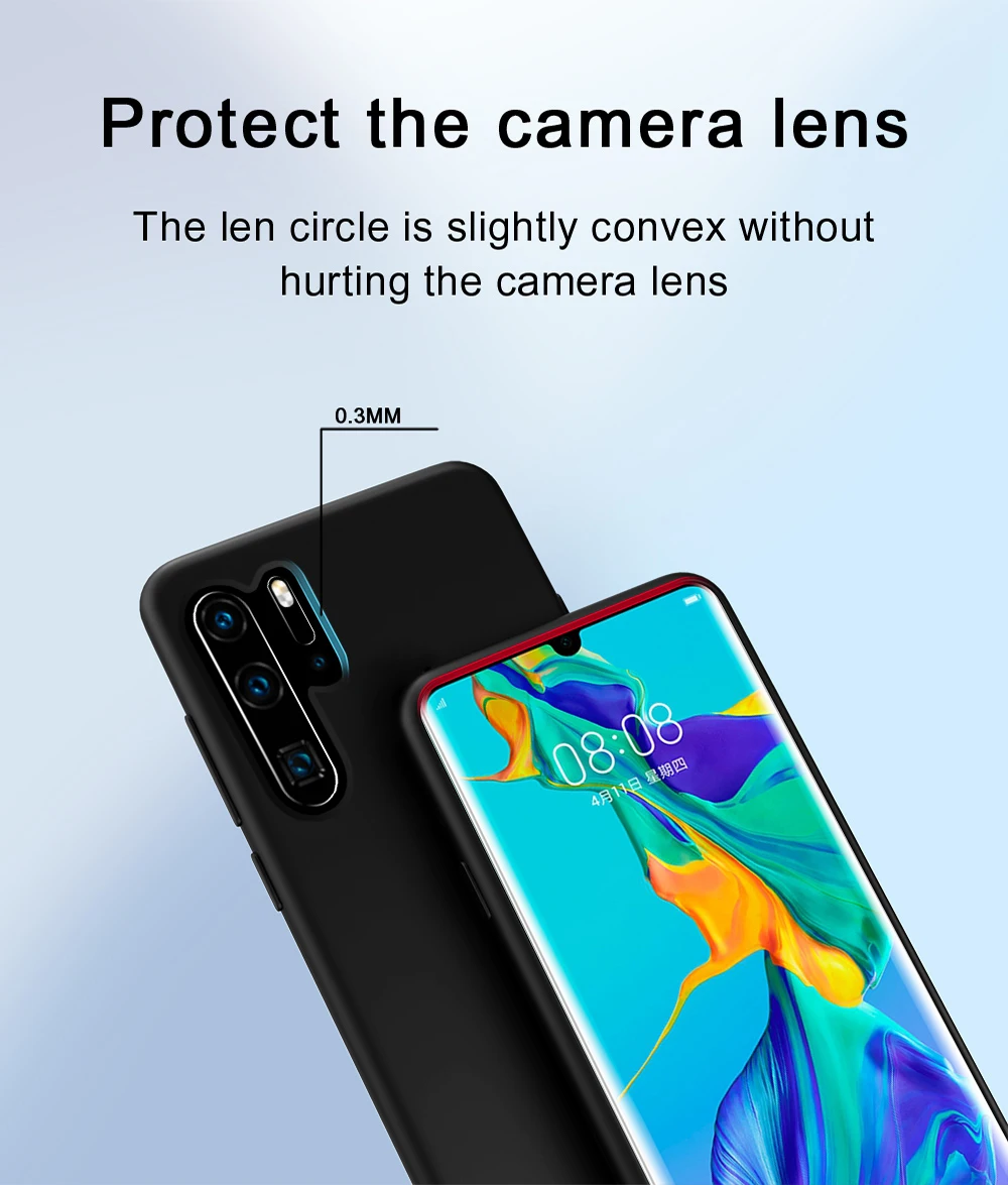 Для HUAWEI P30 чехол высокого качества шелковистый мягкий силиконовый защитный чехол для HUAWEI P30 Pro Lite P20 противоударный чехол