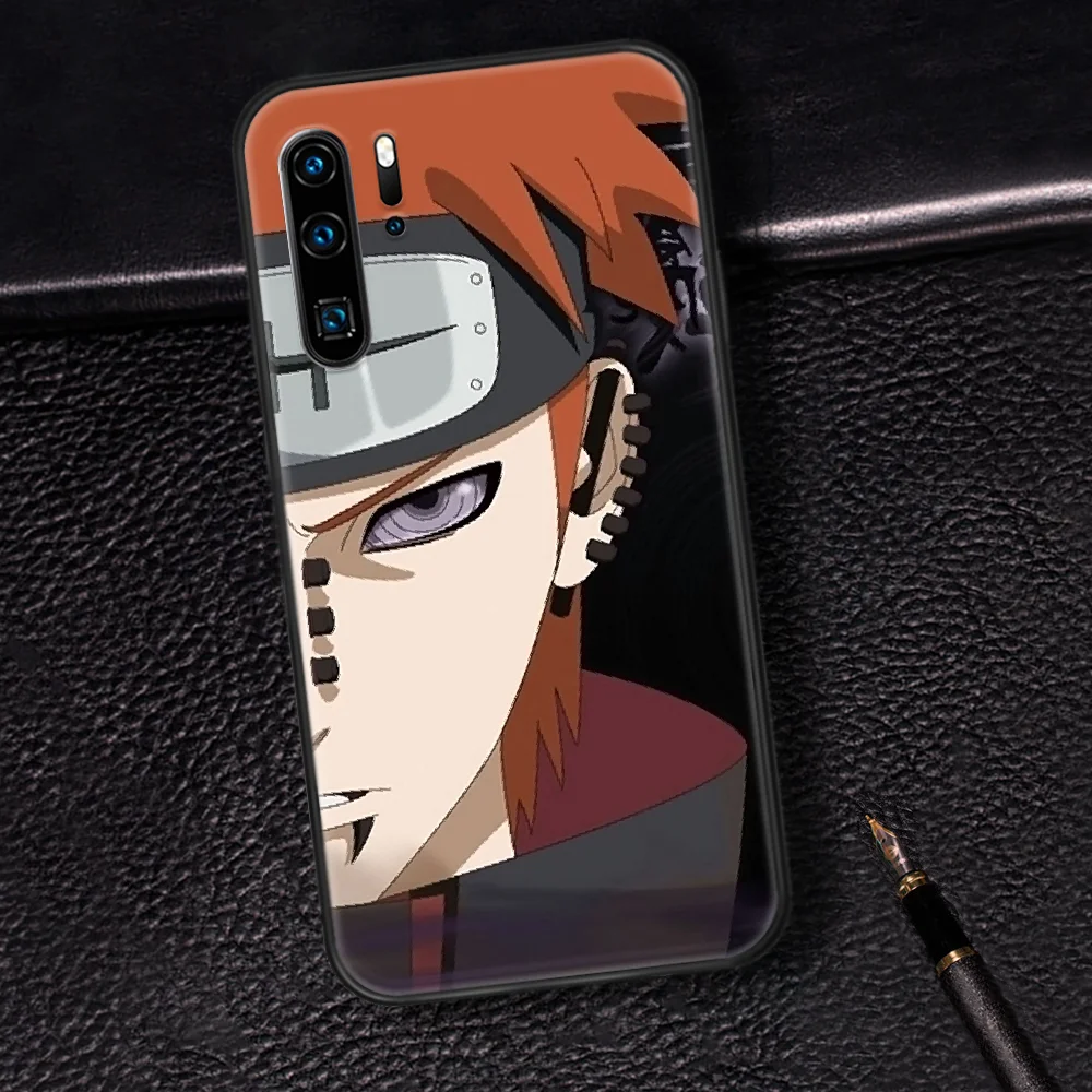 

Naruto Payne anime Phone Case For Huawei P Mate 10 20 30 40 Pro Lite Smart 2019 2021 black Waterproof Soft Bumper Trend Cover 3D