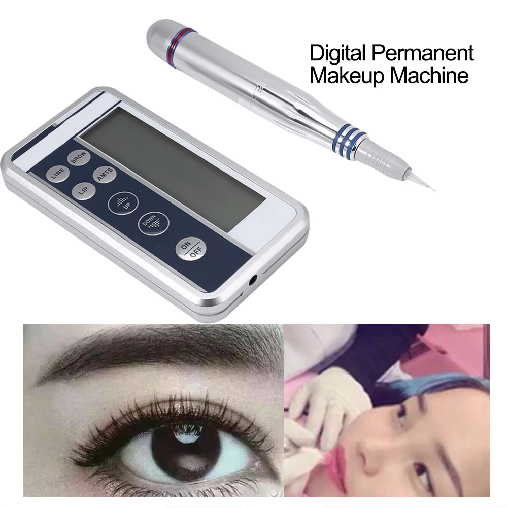 

Professional Embroidery Eyebrow Tattoo Machine Pen for MTS Semi-permanent Microblading Pen Eyebrow Lip Eyeliner Tattoo Machine