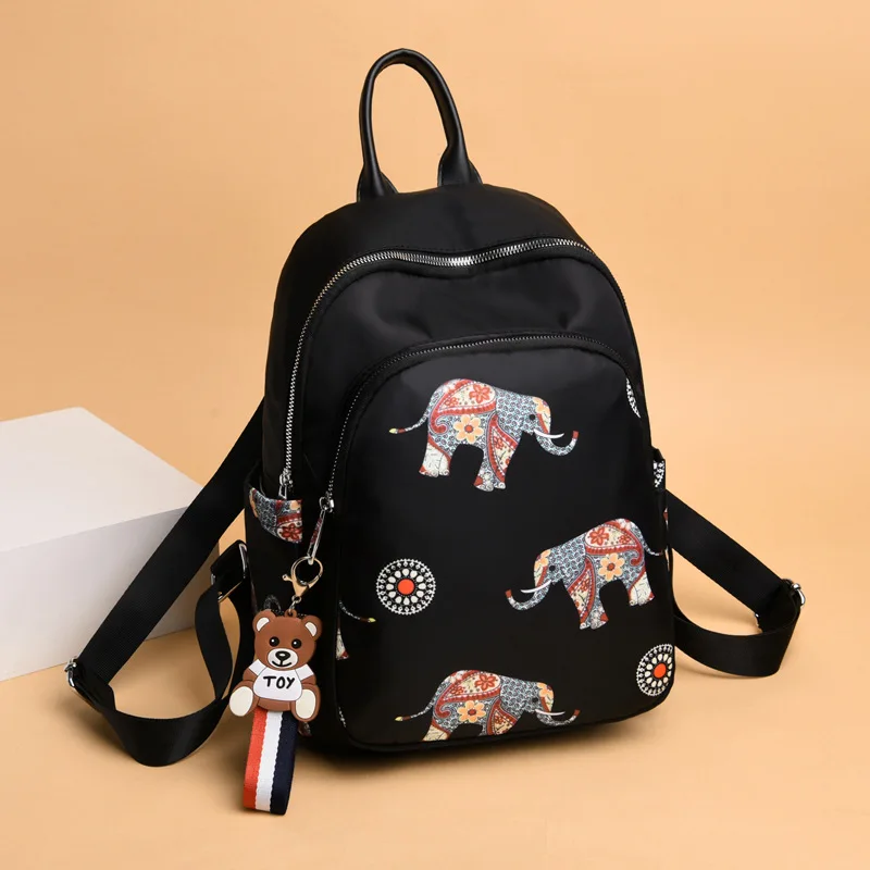 Женский рюкзак новинка 2019 волнистый Национальный большая вместительность ткань