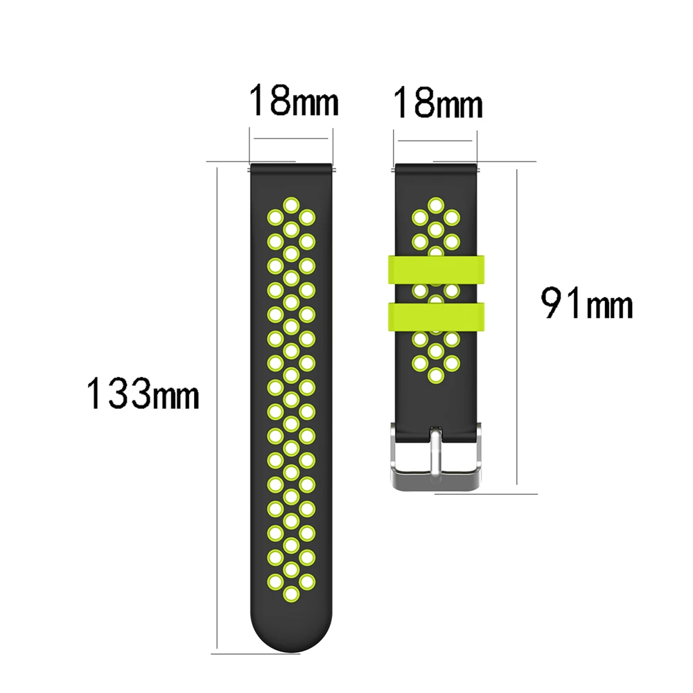 Силиконовый ремешок для часов TicWatch c2 цвет розовое золото умных Huawei первого