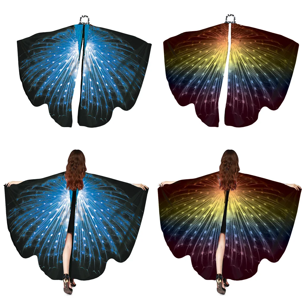 

Monarch Butterfly Shawl Cape Cloak Womens Performance Accessories