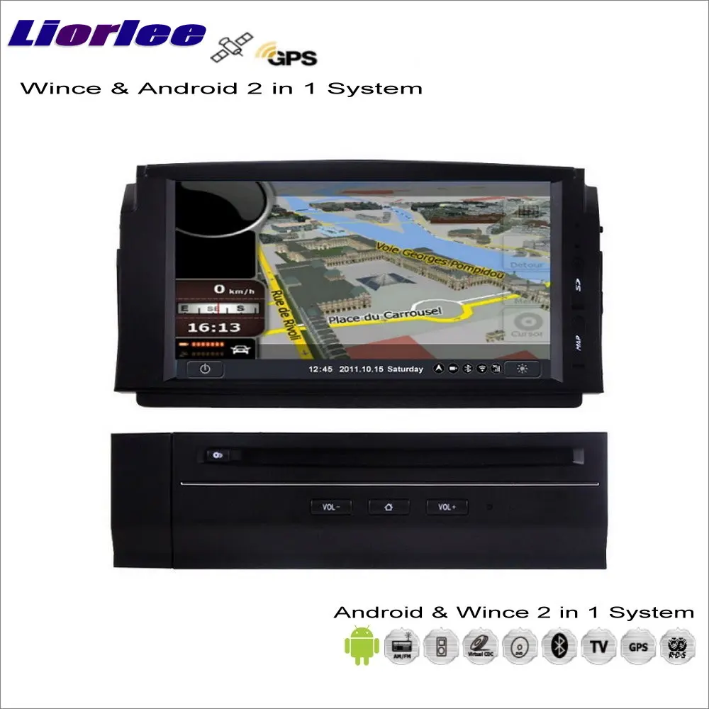 Liorle для Mercedes Benz C Class W204 2007 2011 Автомобильный Android Мультимедиа Радио CD DVD плеер GPS