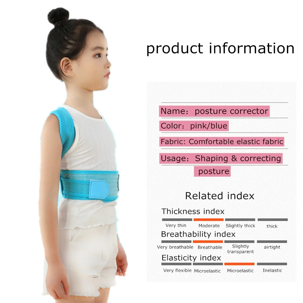 Регулируемая детская магнитной задней Поддержка Корректор осанки позвоночника