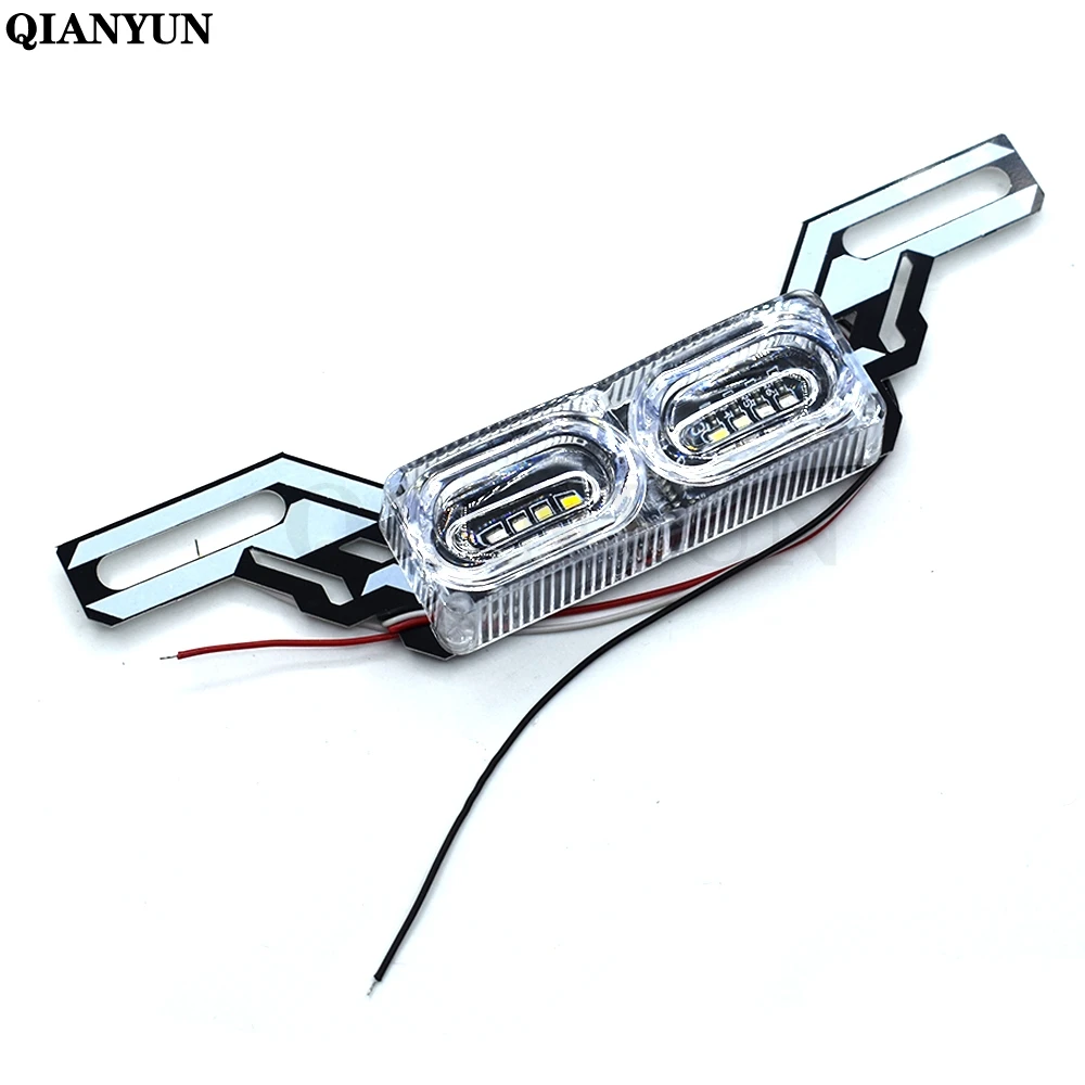 Универсальный мотоцикл светодиодный 12V Напряжение задний светильник тормозной светильник strobe для Kawasaki Ninja 500R EX500 EX650 ER-6F ER-6N Z750S