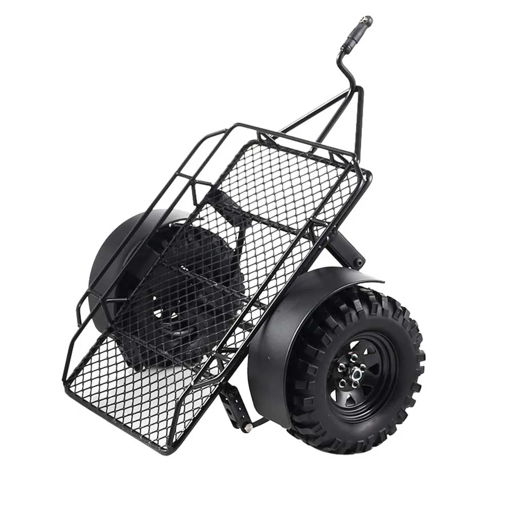 

1/10 220 X 205mm DIY For RC Crawler Drag Hitch Mount Easy Install Toys Vehicle Metal Trailer Simulate Accessories Children