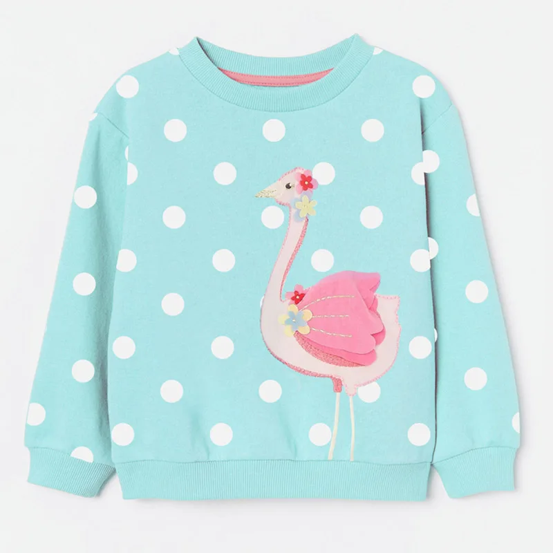 

Quality Terry Cotton Children's Clothing Kids Girls Long Sleeve Tops Sweater Hoodies Autumn Sweatshirts Blouse Baby Girl Clothes