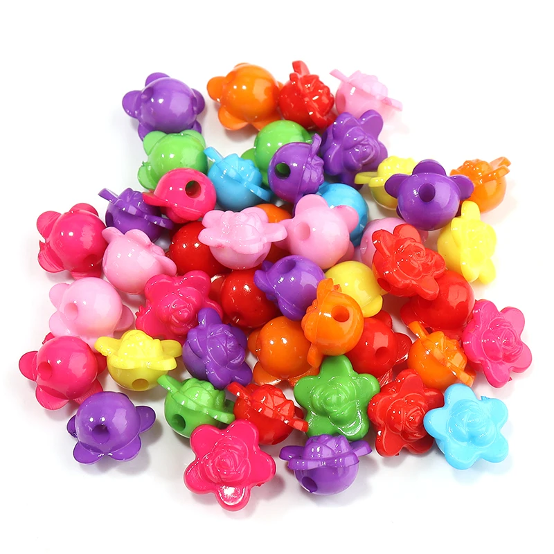 

100 шт./лот 10,5 мм Разноцветные цветочные свободные серьги-гвоздики для ушей Браслеты Аксессуары для ювелирных изделий Оптовая продажа лотов