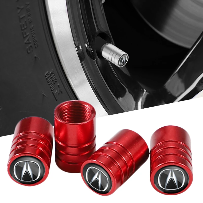 4 шт. Металлические колпачки для стержней клапанов колес автомобильного