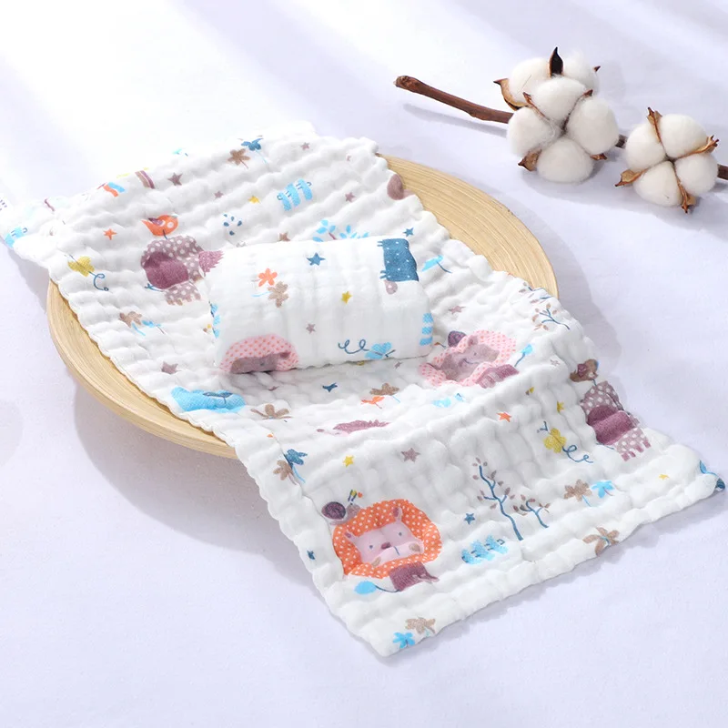 Мягкие детские полотенца 5 шт. салфетки для рук и лица слюнявчик носовой платок