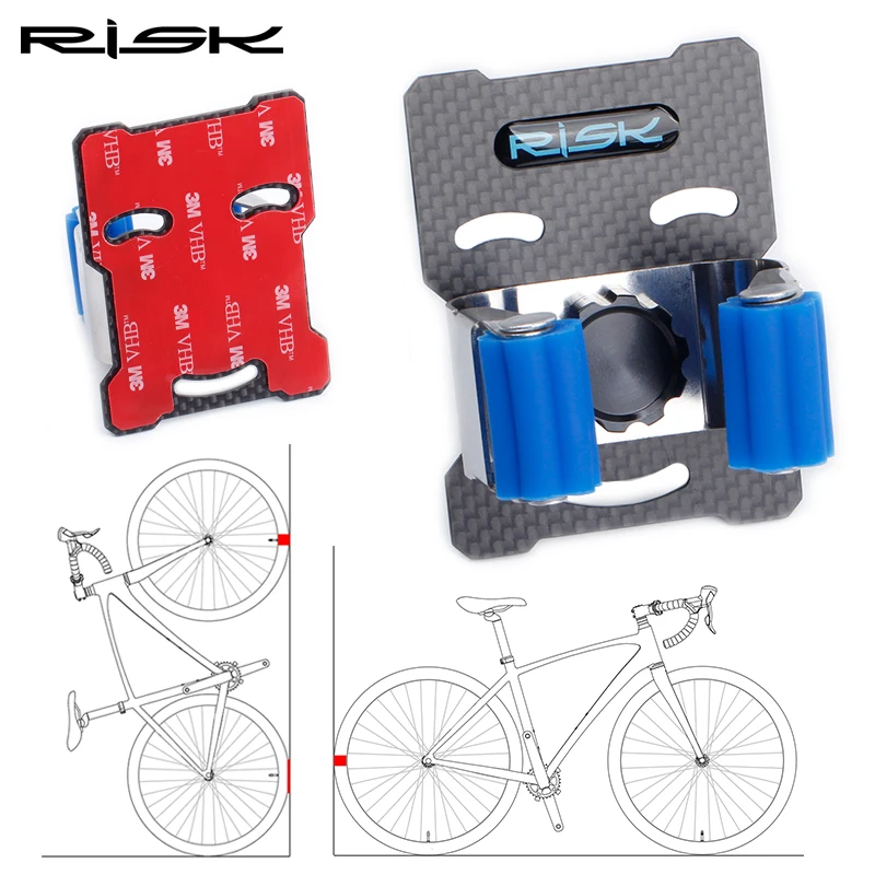 Risk Новинка MTB дорожный велосипедный настенный стояночный зажим для велосипеда держатель для горного велосипеда стойка для хранения велосипедных шин