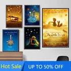 Фотография Маленького принца, роза, лиса, искусство на стену, украшение для комнаты, домашний декор