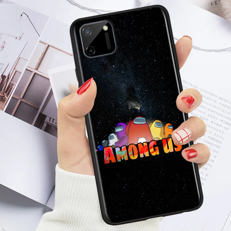 

Hot Game Amonguss For OPPO Realme C2 C3 C11 C12 C15 C17 X2 X3 X7 XT X50 Q2 Q2i V3 V5 V15 Pro Phone Case
