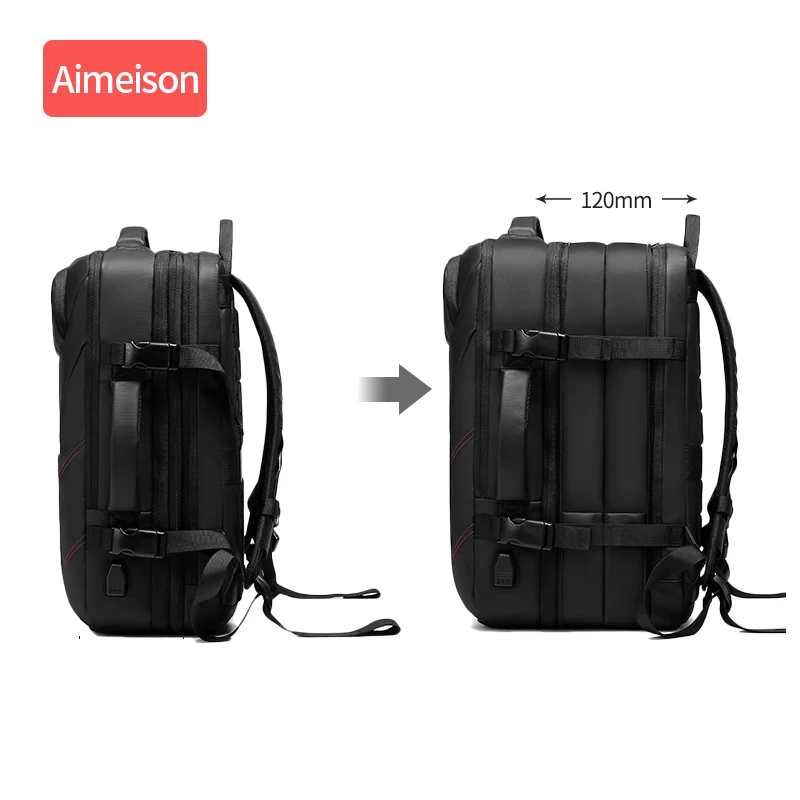 Aimeison рюкзак для ноутбука мужчин водоотталкивающий функциональный с usb зарядным