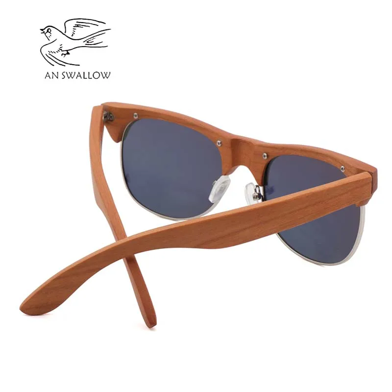 Солнцезащитные очки с полуоправой UV400 для мужчин и женщин модные дизайнерские