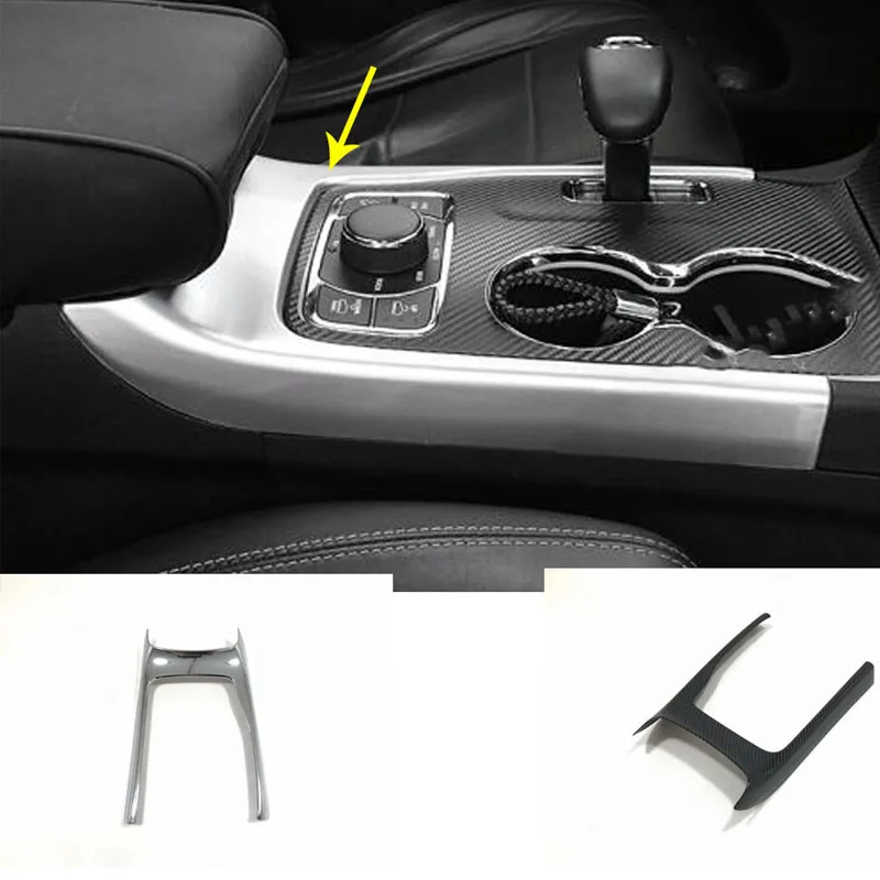 

For Jeep Grand Cherokee 2014 2015 2016 2017 2018 Car Sticker Cover Exterior Outter Gear Shift Box Panel Holder Frame Parts Trim