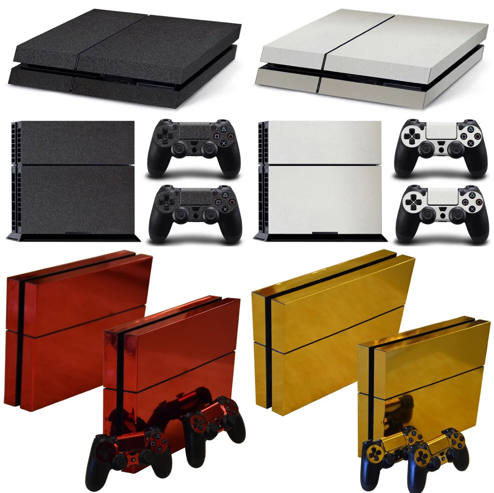Золотая наклейка для playstation 4 ПВХ виниловая защитная крышка наклейки консоли ps4 и