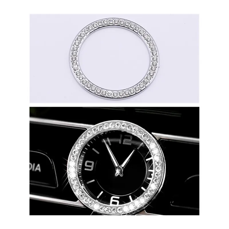 Автомобильные часы с центральным управлением украшение времени кольцевая
