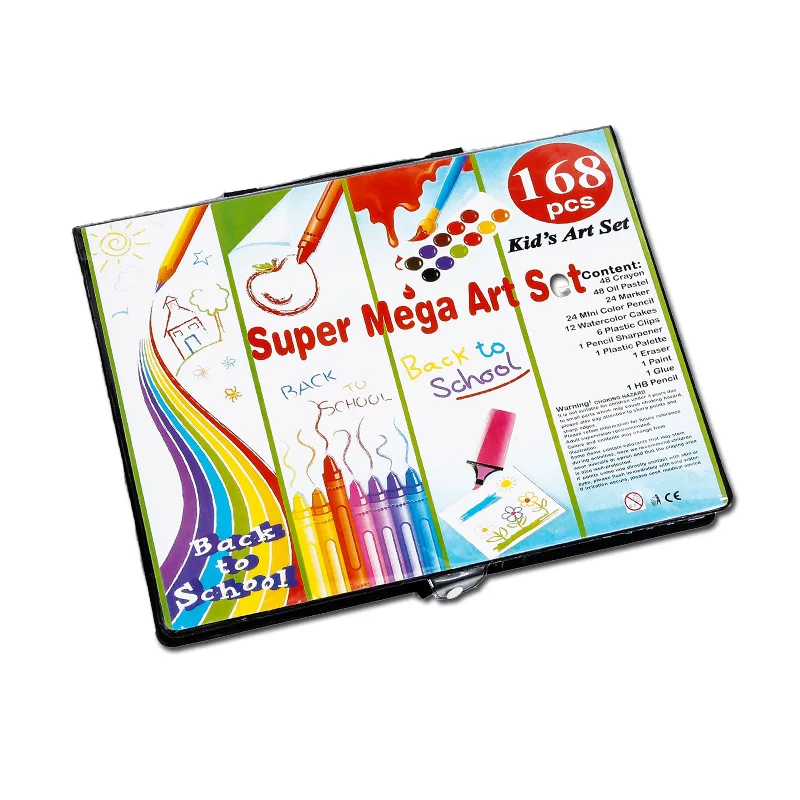 168 шт. детский подарок акварельные маркеры для рисования набор кистей детей