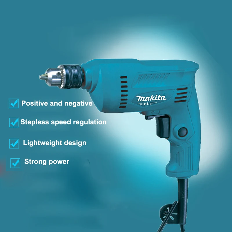 

New Hand Drill M0600B Positive And negative Stepless Speed Regulation Lightweight Design Strong Power House Pistoldrill