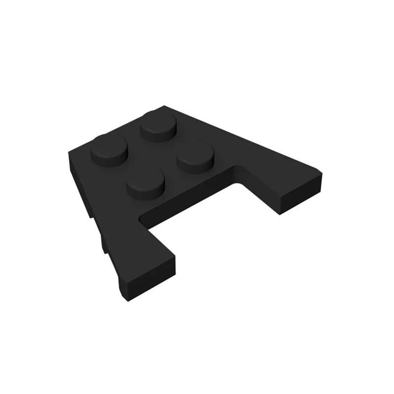 10 шт. кубики MOC 90194 клиновидная пластина с клиновидным вырезом для строительных